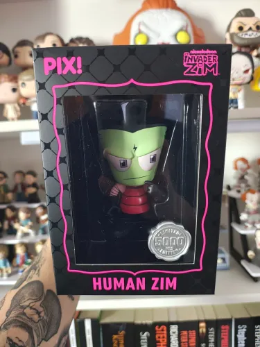 Action Figure: Thrilljoy - PIx! - Invader Zim - Human Zim 5.000 unidades marcadas