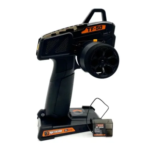 Rádio Controle Hpi Tf-50 de 3 Canais com Receptor 