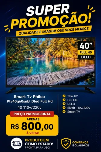 Tv Smart Philco 40'