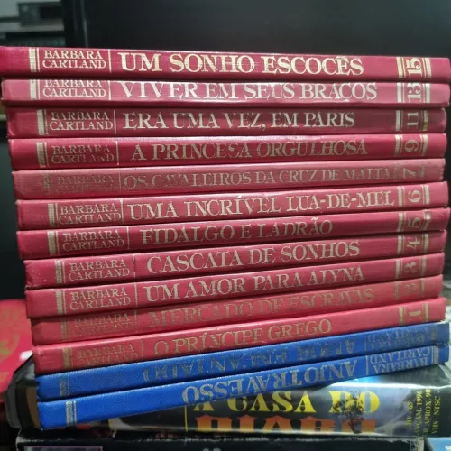 Bárbara Cartland 13 livros antigos