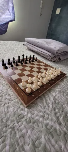Tabuleiro de xadrez magnético  + dama