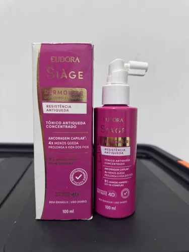 tônico capilar eudora siàge resistência antiqueda 100ml