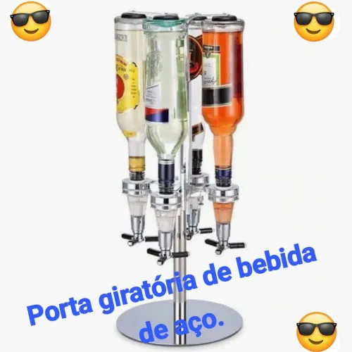 Porta giratória de bebidas