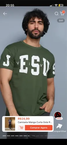 Camisa evangélica