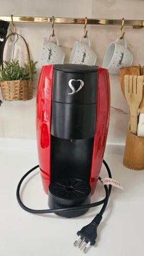 Cafeteira 3 corações LOV