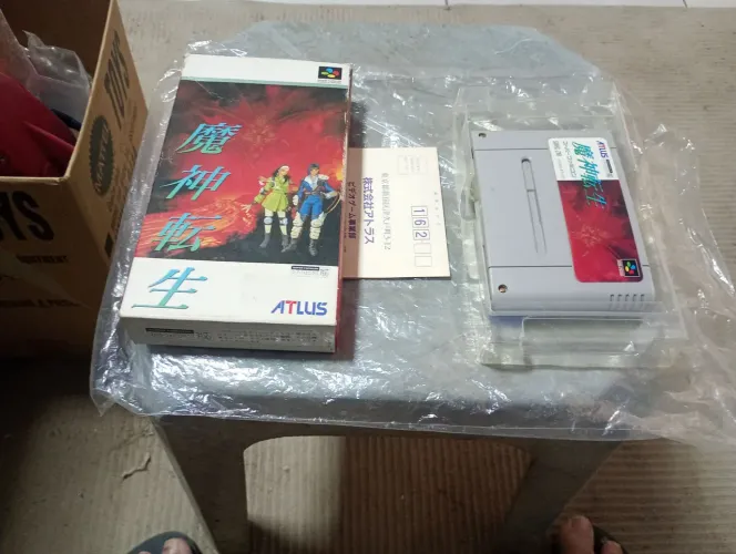 Jogo super famicon Majin Tensei excelente estado