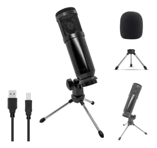 Microfone Condensador Bm800 Usb