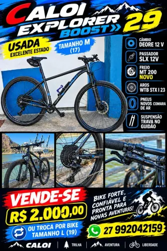 Vendo bicicleta aro29 quadro 17