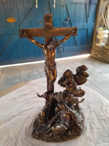Escultura da Crucificação Cristo