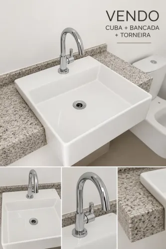Bancada + Cuba + Torneira LAVABO