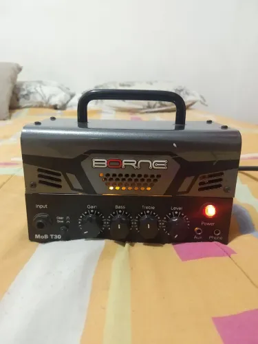 CABEÇOTE BORNE T30+GABINETE METEORO SOUND SYSTEM  3x SEM JUROS 