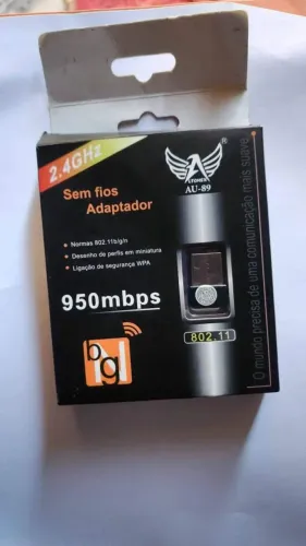 Mini adaptador wireless USB 2.4ghz 950mbps sem fio