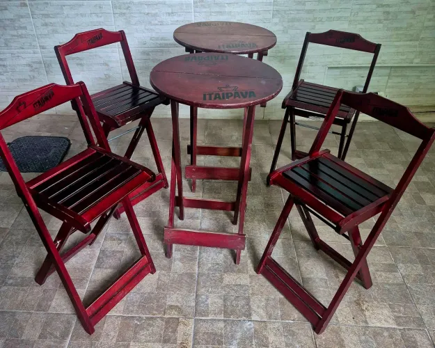 2 Jogos de Mesa Bistrô Alta
