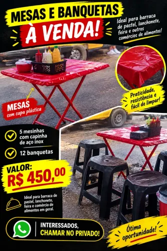 Vende se kit para barraca de pastel/ lanchonete