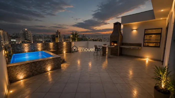 Cobertura no bairro Castelo 5 quartos | 2 salas | Piscina Privativa | 4 vagas