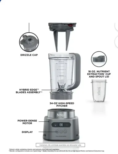 Liquidificador Ninja 1400w 
