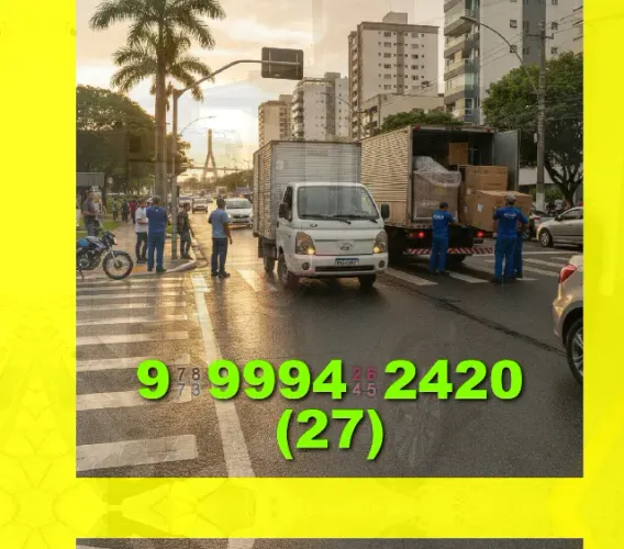 Mudança/Frete Bau com segurança e rapidez garantidas! LS - 27 9999+2420