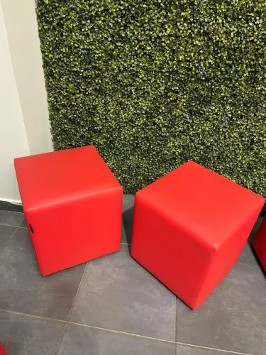 Puff corino vermelho