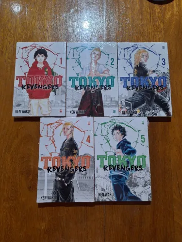 Mangá Tokio Revengers vol 1 ao 5