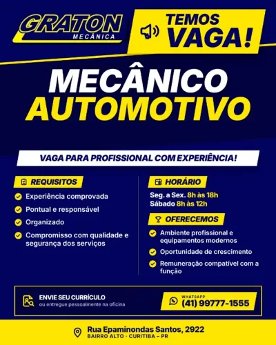 Mecânico Automotivo  