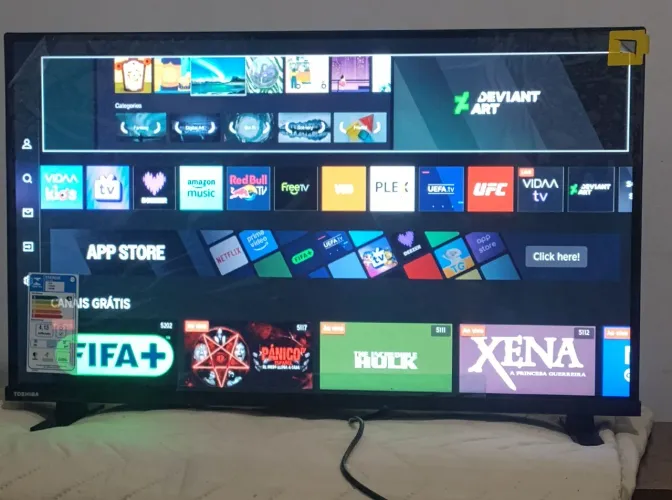 SMART TV Toshiba 32" Semi nova!!!