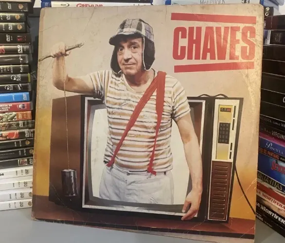 LP Chaves (1989) Disco Vinil Original com Encarte Raridade