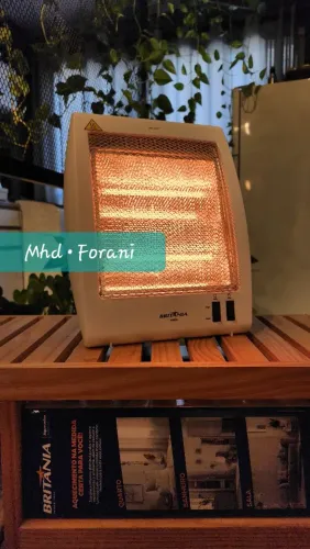 Aquecedor Elétrico Quartzo, 220v, Novos, Últimas 2 Unidades