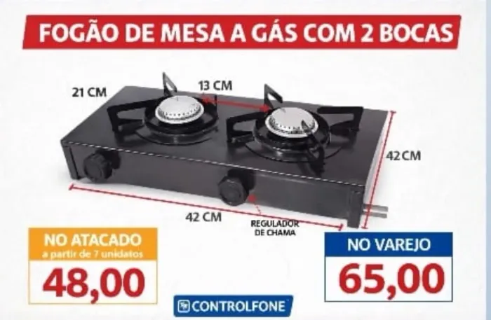 Fogão doméstico varejo e atacado