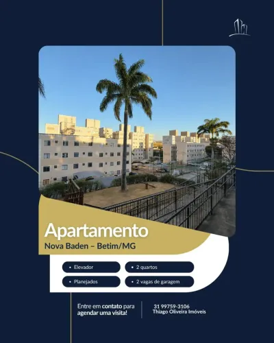 Imóvel para venda com 46 metros quadrados com 2 quartos em Nova Baden - Betim - MG