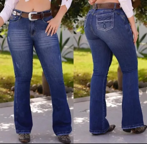 Calça jeans flare