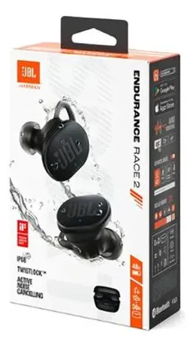 JBL Endurance Race 2 | Fone Bluetooth Azul, Branco ou Preto para Treinos