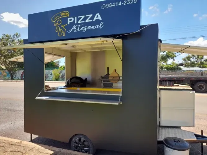  Trailer Food Truck  Food Truck Revestido em Inox - Ideal para Comida de Rua