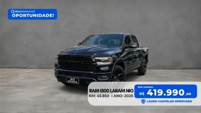 Ram 1500 Laram. Night ED. Bi-TB 3.0 4X4 Aut. 2025