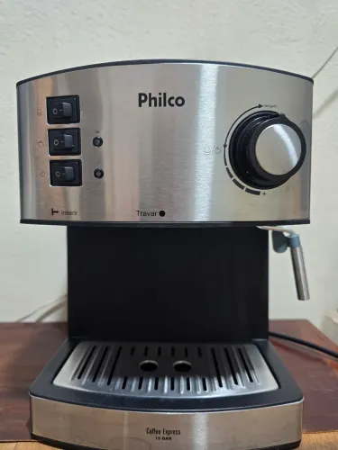 Cafeteira Philco 15 bar prata 127v