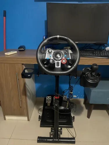 Volante G29 funcionando perfeitamente, PS4 e PS5, Não aceito troca