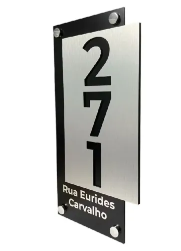 PLACA DE ENDEREÇO PARA CASA OU COMÉRCIO