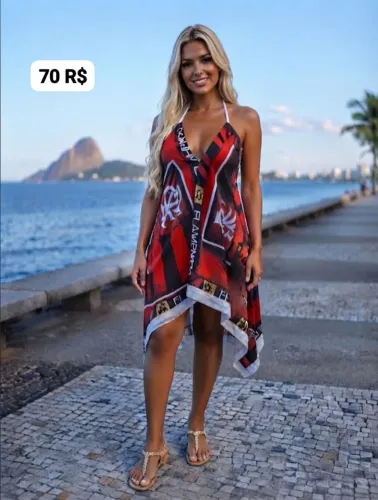 Vestido do Flamengo