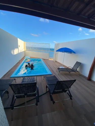 Casa de Praia pé na areia em Arembepe Camaçari temporada Carnaval