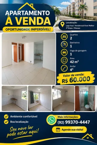 Apartamento à Venda R$60.000