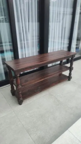 Vendo Rack de madeira maciça