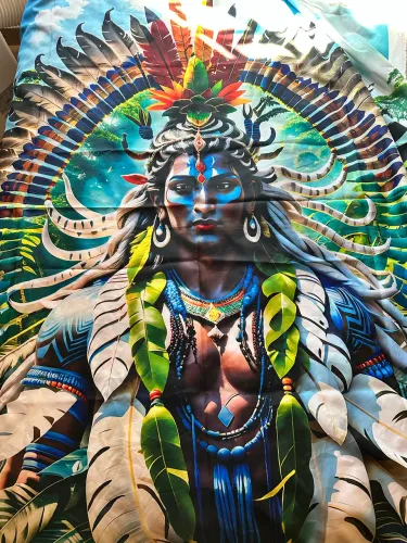 Pano Decoração Shiva 170 cm x 200cm
