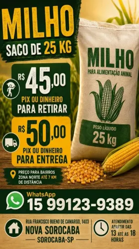 Milho 25 kg