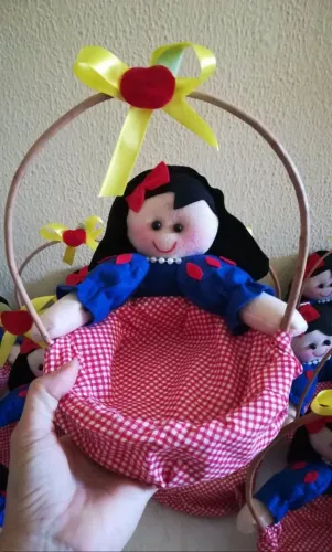 Centros de mesa,Branca de Neve