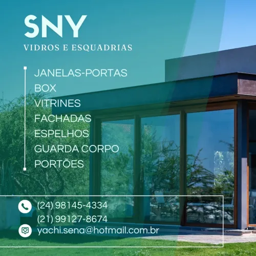Vidros e serralheria de alta qualidade e segurança.
