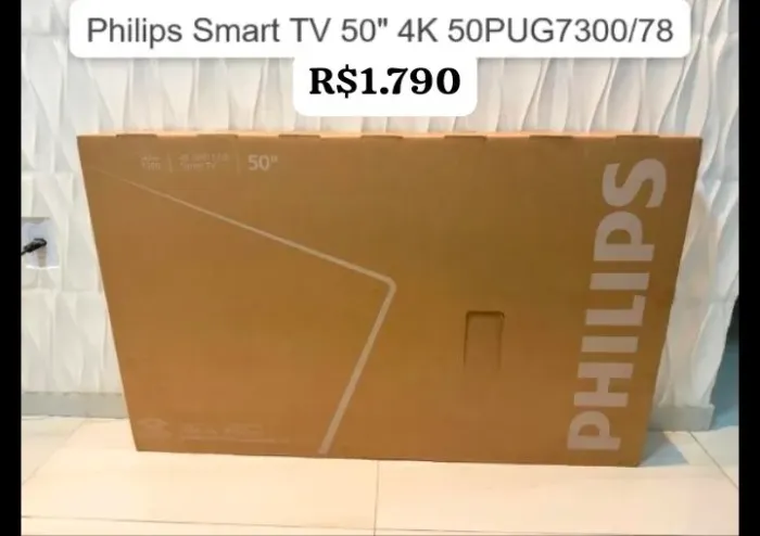 Tv Philip 50 polegadas lacrada