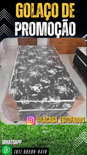 Cama box Solteirão - direto de fábrica