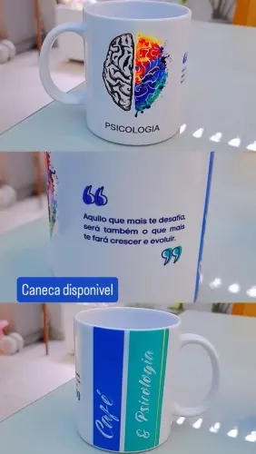 Caneca psicologia para presente