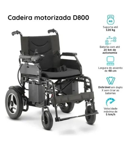 Cadeira PCD motorizada 120kg