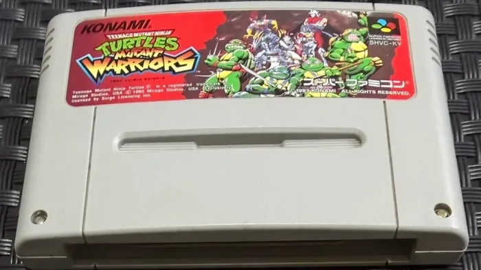 Turtles Mutant Warriors Original Super Famicom SFC Super Nintendo SNES Konami
