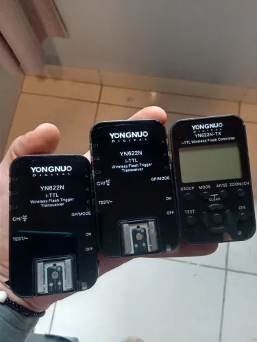 Kit rádio flash para nikon yn622n
